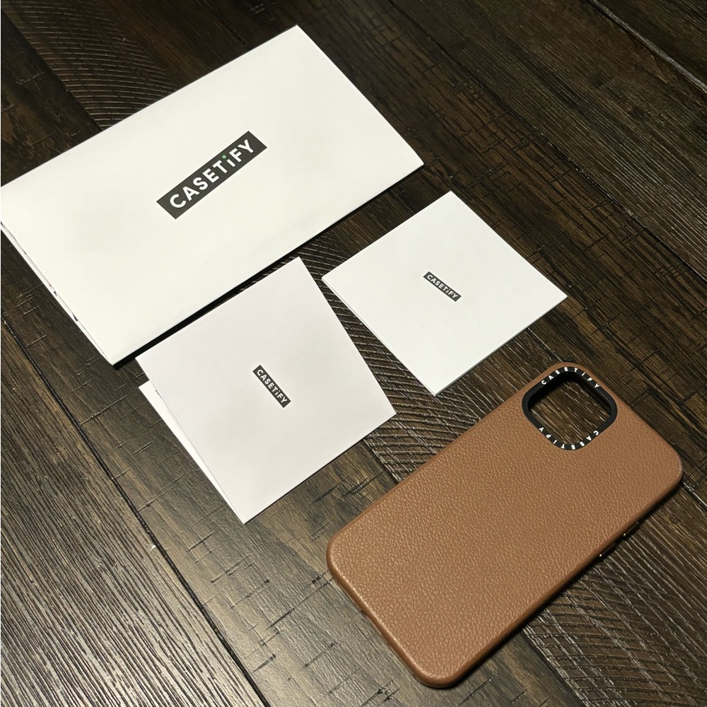 Leather Casetify iPhone 12 Case